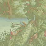 Обои ручная роспись Le Brésil Pastel варинант исполнения - 1 | Loft Concept в Екатеринбурге