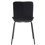Стул черный с обивкой из велюра Black Archie Chair варинант исполнения - 4 | Loft Concept в Екатеринбурге