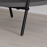 Стол приставной с 2-мя круглыми столешницами цвета антрацит ESSEL SIDE TABLE ANTHRACITE варинант исполнения - 2 | Loft Concept в Екатеринбурге