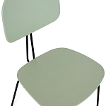 Стул на металлических ножках Travis Chair Green варинант исполнения - 4 | Loft Concept в Екатеринбурге