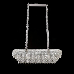 Люстра овальная с каскадом из прозрачного хрусталя Constant Sparks варинант исполнения - 3 | Loft Concept в Екатеринбурге