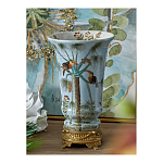 Ваза из фарфора с бронзовыми элементами Tropical Garden варинант исполнения - 6 | Loft Concept в Екатеринбурге