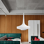 Подвесной вязаный белый светильник «Лампа Марракеша» варинант исполнения - 4 | Loft Concept в Екатеринбурге