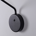 Бра с длинным чёрным металлическим каркасом Bendik Lighting варинант исполнения - 6 | Loft Concept в Екатеринбурге