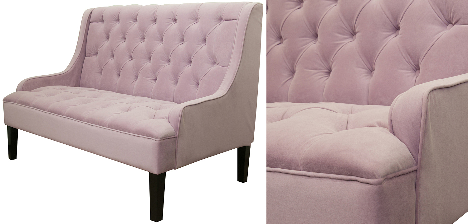 Диван Folket Sofa velour pink Диван Folket Sofa velour pink - Loft-Concept в Екатеринбурге