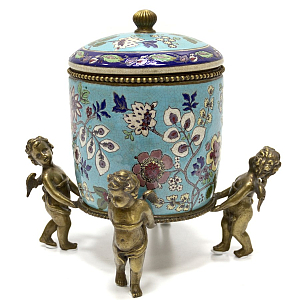 Шкатулка Casket Wonderful Flowers and Putti