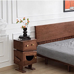 Тумбочка прикроватная с ящиком и дверцей Робот Robot Desk варинант исполнения - 8 | Loft Concept в Екатеринбурге