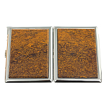Портсигар с газовой зажигалкой из натурального камня Яшма Змеиная Stone Cigarettes Cases варинант исполнения - 4 | Loft Concept в Екатеринбурге