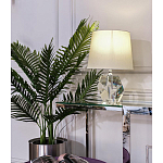 Настольная лампа с кремовым абажуром на граненном основании Crystal Facets варинант исполнения - 1 | Loft Concept в Екатеринбурге