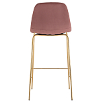 Барный стул на золотистых ножках VENDRAMIN Pink варинант исполнения - 5 | Loft Concept в Екатеринбурге