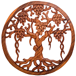 Панно из дерева Wood Panel With Trees варинант исполнения - 1 | Loft Concept в Екатеринбурге