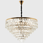 Люстра с прямоугольными хрустальными подвесками Lunet Crystal Rectangulars Chandelier 18 варинант исполнения - 3 | Loft Concept в Екатеринбурге