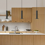 Подвесной светильник светодиодный черный Light Durability варинант исполнения - 1 | Loft Concept в Екатеринбурге