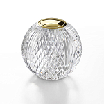 Настольная лампа с прозрачным шарообразным плафоном на цилиндрической подставке Crystal Globule варинант исполнения - 2 | Loft Concept в Екатеринбурге