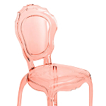 Прозрачный стул розовый LOUIS GHOST CHAIR Pink варинант исполнения - 4 | Loft Concept в Екатеринбурге
