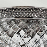 Потолочный светильник с чашеобразным плафоном из толстого волнообразного стекла и широким узорчатым основанием Hinkley варинант исполнения - 8 | Loft Concept в Екатеринбурге