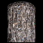 Бра с каскадом из прозрачного хрусталя и корпусом из металла цвета хром Constant Sparks варинант исполнения - 1 | Loft Concept в Екатеринбурге