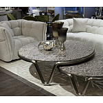 Стол журнальный круглый с узором Table Hypontic Pattern варинант исполнения - 6 | Loft Concept в Екатеринбурге