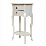 Белая тумба на фигурных ножках Shelby варинант исполнения - 2 | Loft Concept в Екатеринбурге