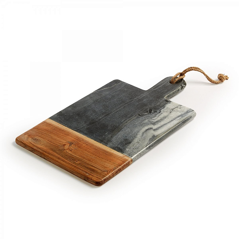 Разделочная доска Wood Strip Серый Коричневый в Екатеринбурге | Loft Concept 