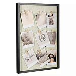 Рамка для фото с подсветкой c деревянными прищепками в комплекте Photo Backlight варинант исполнения - 1 | Loft Concept в Екатеринбурге