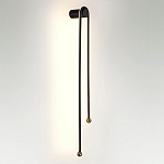 Бра черного цвета с изогнутым плафоном Luke Lampco Tracer Lamp варинант исполнения - 4 | Loft Concept в Екатеринбурге