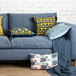 Чехол на подушку с двусторонним принтом и кисточками Ophelia Grove варинант исполнения - 6 | Loft Concept в Екатеринбурге