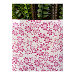 Кашпо из белого фарфора с розовым цветочным орнаментом Eden Garden варинант исполнения - 4 | Loft Concept в Екатеринбурге