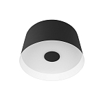 Потолочный светильник с цилиндрическим черным металлическим абажуром 20 Urban Dome варинант исполнения - 1 | Loft Concept в Екатеринбурге