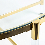 Кофейный столик со столешницей из стекла Crossy варинант исполнения - 3 | Loft Concept в Екатеринбурге