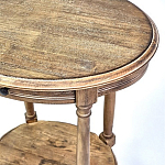 Деревянный овальный кофейный стол Margery Provence Coffee Table варинант исполнения - 4 | Loft Concept в Екатеринбурге