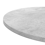 Стол обеденный с круглой светло-серой столешницей Harris Collection варинант исполнения - 5 | Loft Concept в Екатеринбурге