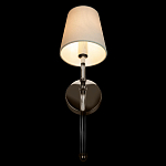 Бра с белым тканевым плафоном в форме конуса и металлическим основанием Nicoleta варинант исполнения - 5 | Loft Concept в Екатеринбурге