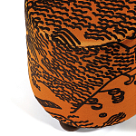 Пуф Wakonda Terracotta Tiger Mountain с Круглыми ножками  варинант исполнения - 1 | Loft Concept в Екатеринбурге