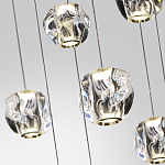 Люстра каскадня с 27-ю прозрачными шарообразными подвесами Bubbles Bocci варинант исполнения - 3 | Loft Concept в Екатеринбурге