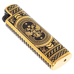 Зажигалка газовая с гравировкой Герба РФ в деревянной коробке Metal Lighters варинант исполнения - 1 | Loft Concept в Екатеринбурге