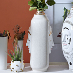 Ваза с золотисто-белыми фрагментами Faces of Imagination варинант исполнения - 9 | Loft Concept в Екатеринбурге