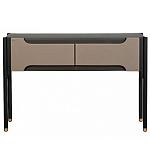 Консоль тёмно-коричневого цвета с 2-мя ящиками Gladstone варинант исполнения - 2 | Loft Concept в Екатеринбурге