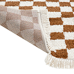 Ковер с шахматным принтом Chess Layout с эффектом шерсти варинант исполнения - 5 | Loft Concept в Екатеринбурге