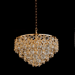 Люстра каскадная с подвесками в форме колец Galaxy of Light варинант исполнения - 4 | Loft Concept в Екатеринбурге