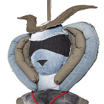 Кукла из джинсовой одежды и армейских палаток Rusalka Jeans&Tents варинант исполнения - 4 | Loft Concept в Екатеринбурге