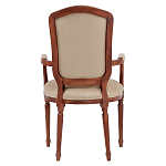 Стул с подлокотниками из натурального бука бежевый Solid Luxury варинант исполнения - 3 | Loft Concept в Екатеринбурге