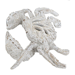 Статуэтка краб с детализированной текстурой в белом цвете Marine Accessories варинант исполнения - 2 | Loft Concept в Екатеринбурге