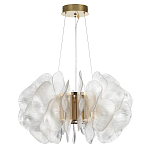 Люстра с декором в виде крупных рельефных лепестков 80 см Ethereal Bloom варинант исполнения - 2 | Loft Concept в Екатеринбурге