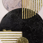 Панно декоративное с объемным эффектом Asymmetry варинант исполнения - 4 | Loft Concept в Екатеринбурге