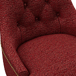 Мебельная ткань Шенилл бордовый цвет 138 см T4-23 варинант исполнения - 6 | Loft Concept в Екатеринбурге