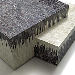 Дизайнерский журнальный стол с инкрустацией Plateau Coffee Table  варинант исполнения - 3 | Loft Concept в Екатеринбурге