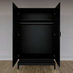 Платяной шкаф Elsa Dreams Black с 2-мя фасадами варинант исполнения - 3 | Loft Concept в Екатеринбурге