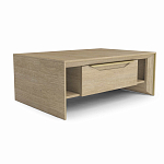 Стол журнальный с ящиками и открытыми полками Flowchart варинант исполнения - 2 | Loft Concept в Екатеринбурге