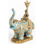 Фарфоровый подсвечник Слон с эмоцией Fluens варинант исполнения - 3 | Loft Concept в Екатеринбурге